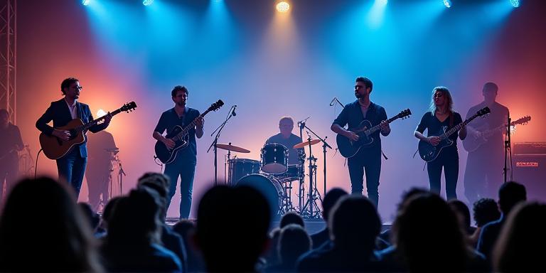 Ensemble musical en concert