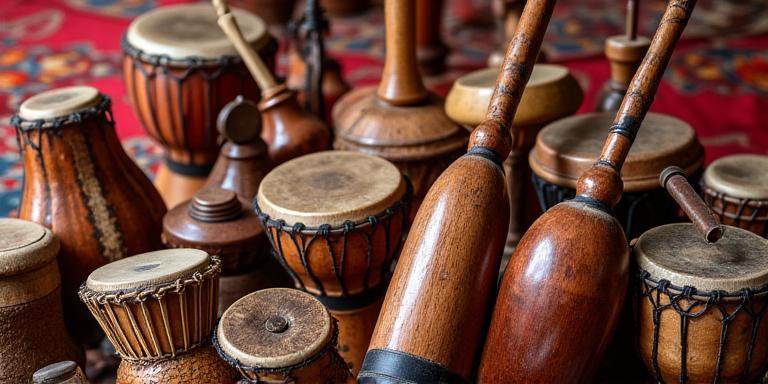 Instruments et percussions du monde